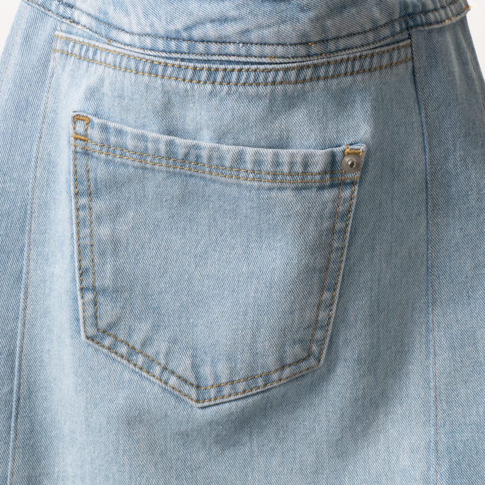 Keukenschort denim volwassenen - Afbeelding 2