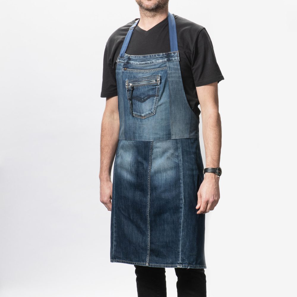Keukenschort denim volwassenen - Afbeelding 5