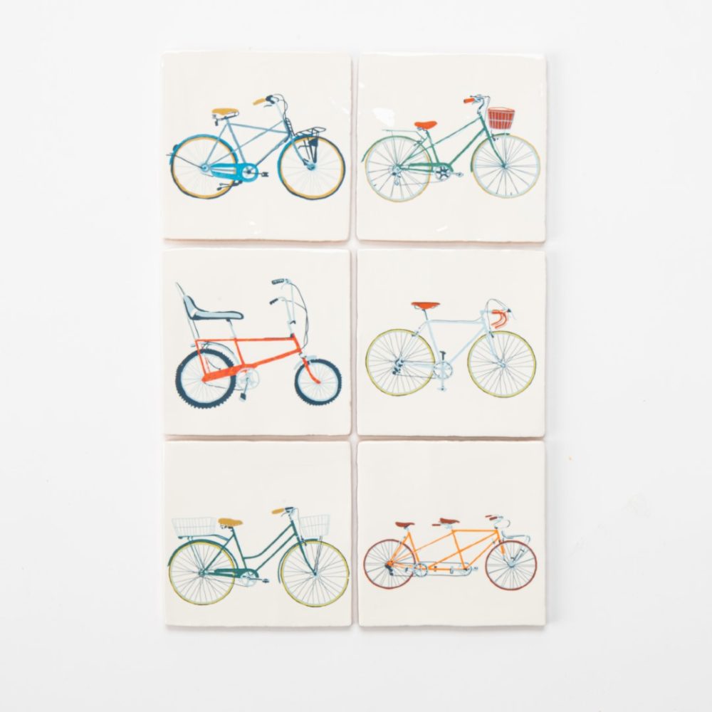 tegeltje hippe stadsfiets