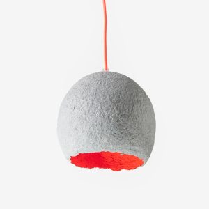 papier mache lamp neon