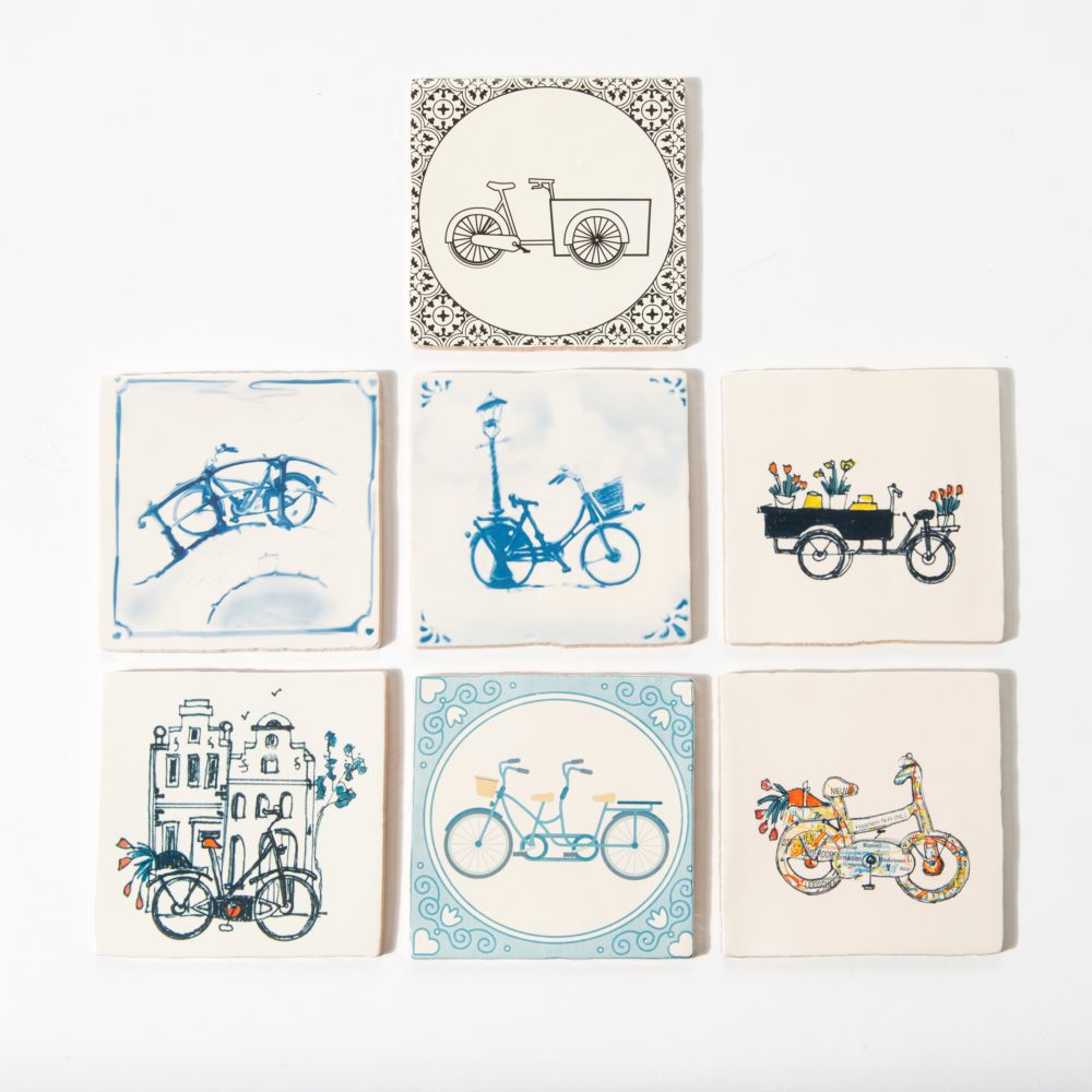 tegels oudholands fiets