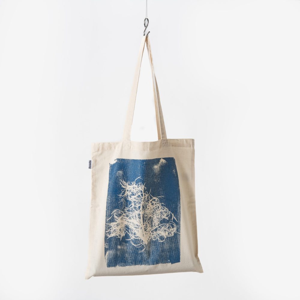 Canvas tas blauw