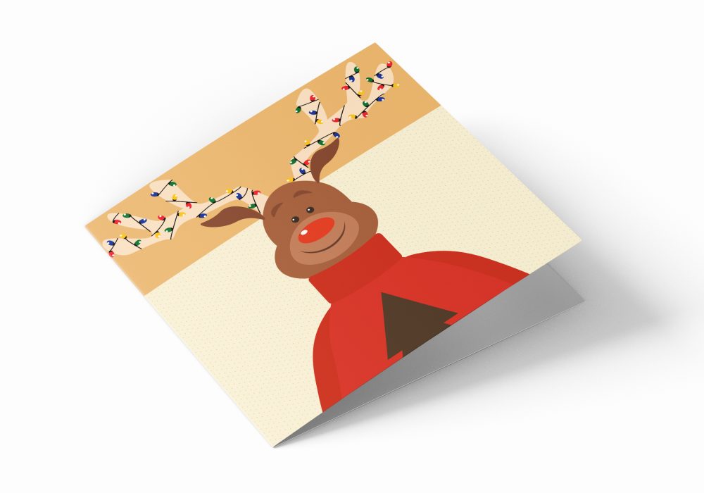 Kerstkaartenset vierkant - Afbeelding 2