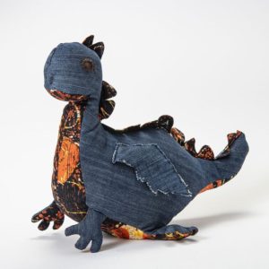 knuffel draakkmeer Knuffel draak oranje blauw