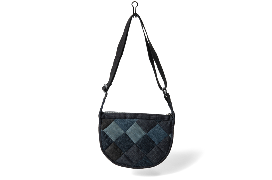 Denim tas met patches - Afbeelding 3