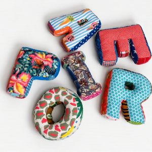 Designermeer Textiel letters